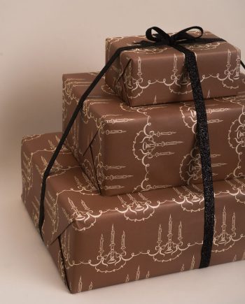 Подарочная упаковочная бумага "Candles"