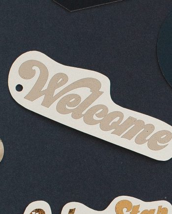 Подарочные бирки Welcome