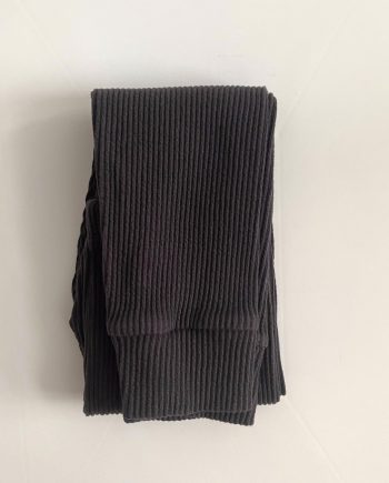 Легинсы в рубчик Черные