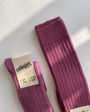 Гольфы La Haute розовый виноград